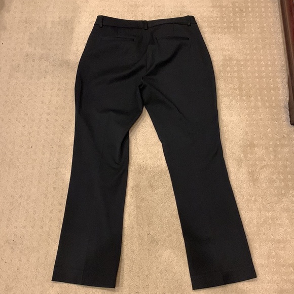 Express Columnist Barely Boot mid rise stretch trousers, size 12R, black - Picture 4 of 5